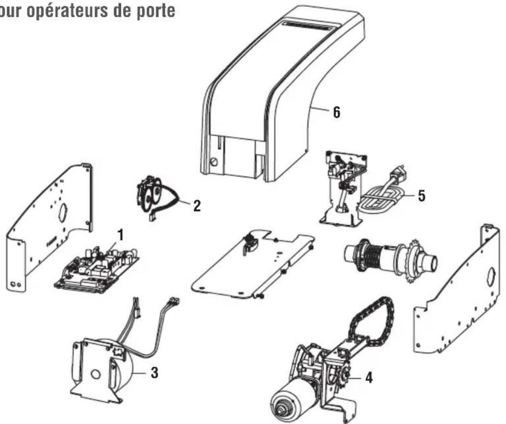 LIFT-MASTER LJ8950W - Pièces détachées - 2