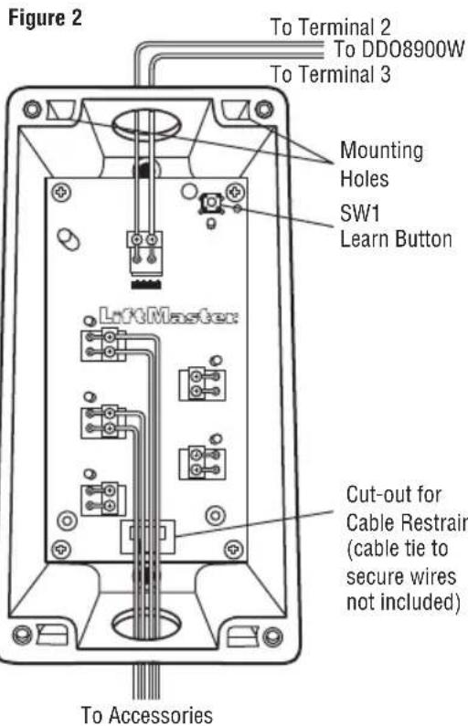 LIFT-MASTER DDO8900W - WARNING - 2