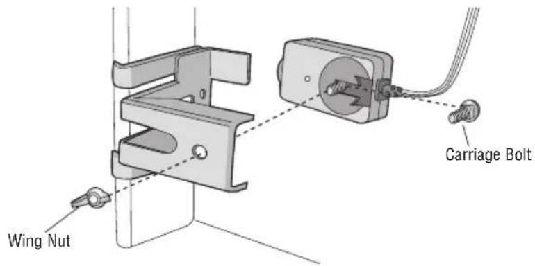 LIFT-MASTER DDO8900W - MOUNTING THE SAFETY REVERSING SENSORS - 1