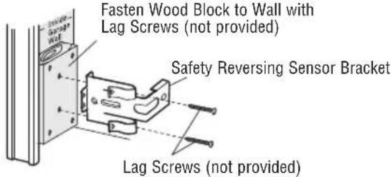 LIFT-MASTER DDO8900W - OPTION B: WALL INSTALLATION - 1