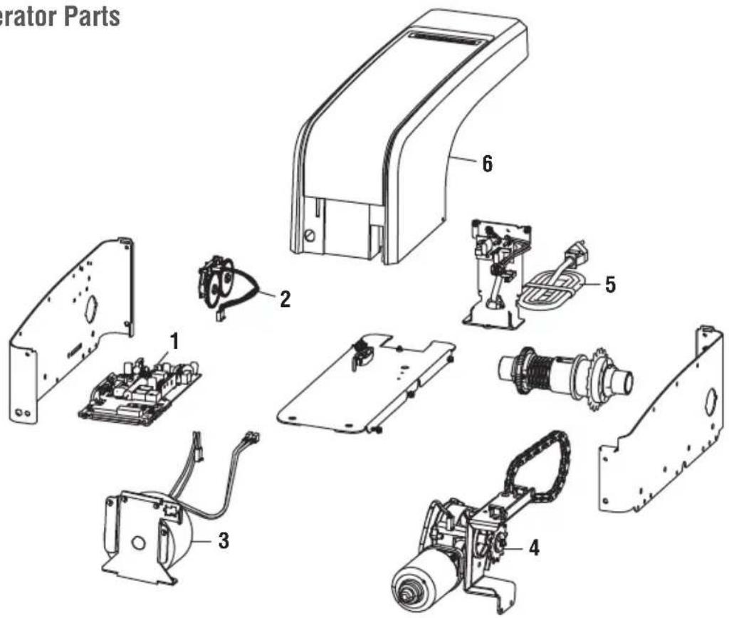 LIFT-MASTER DDO8900W - Repair Parts - 2