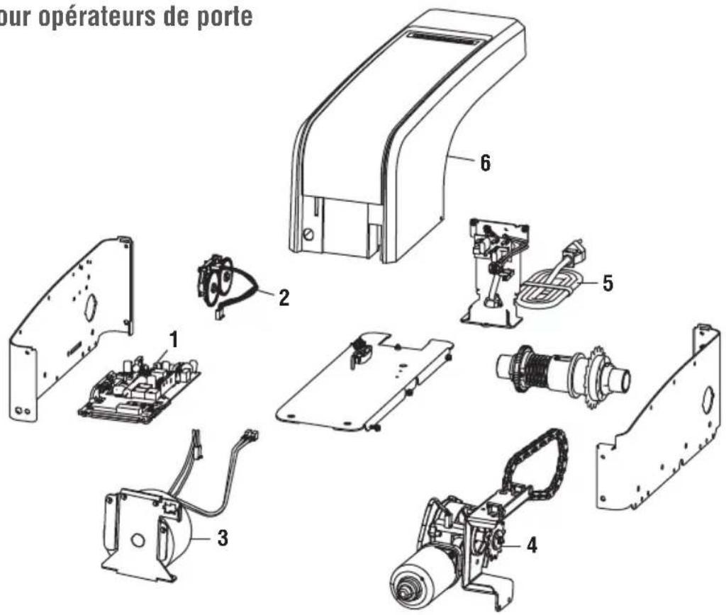 LIFT-MASTER DDO8900W - Pièces détachées - 2