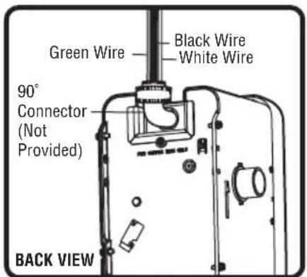 LIFT-MASTER DDO8900W - OPTION B: PERMANENT WIRING CONNECTION - 1