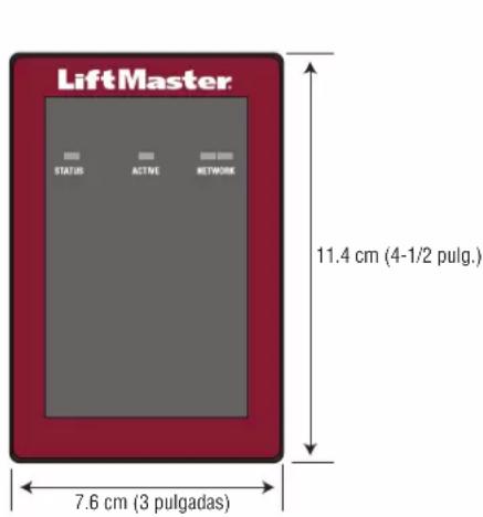LIFT-MASTER CAP2D - Dimensiones - 1