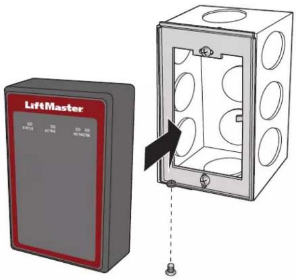 LIFT-MASTER CAP2D - Install the CAP2D - 1