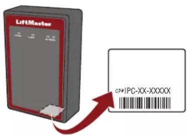 LIFT-MASTER CAP2D - CP# for Controller - 1