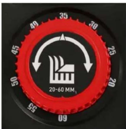 Texas RMX800 - Setting cutting height - 2