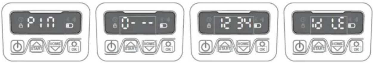 Texas RMX800 - PIN code setting - 1