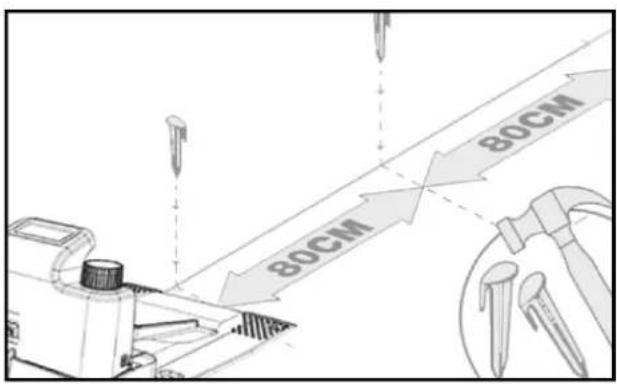 Texas RMX500 - Laying the boundary wire - 2