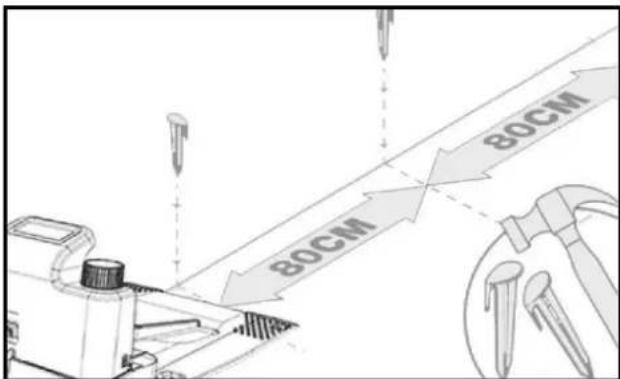 Texas RMX500 - N'oubliez pas que l'herbe ne doit pas dépasser 60 mm de hauteur avant de commencer à travailler, sinon il faut d'abord la tondre avec une tondeuse à gazon ordinaire (avec ramassage). il est recommandé de couper l'herbe à 35-40 mm avant d'inverser le robot. - 2