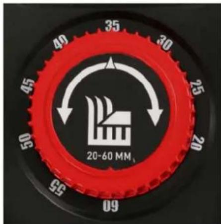 Texas RMX500 - Impostazione dell'altezza di taglio - 2