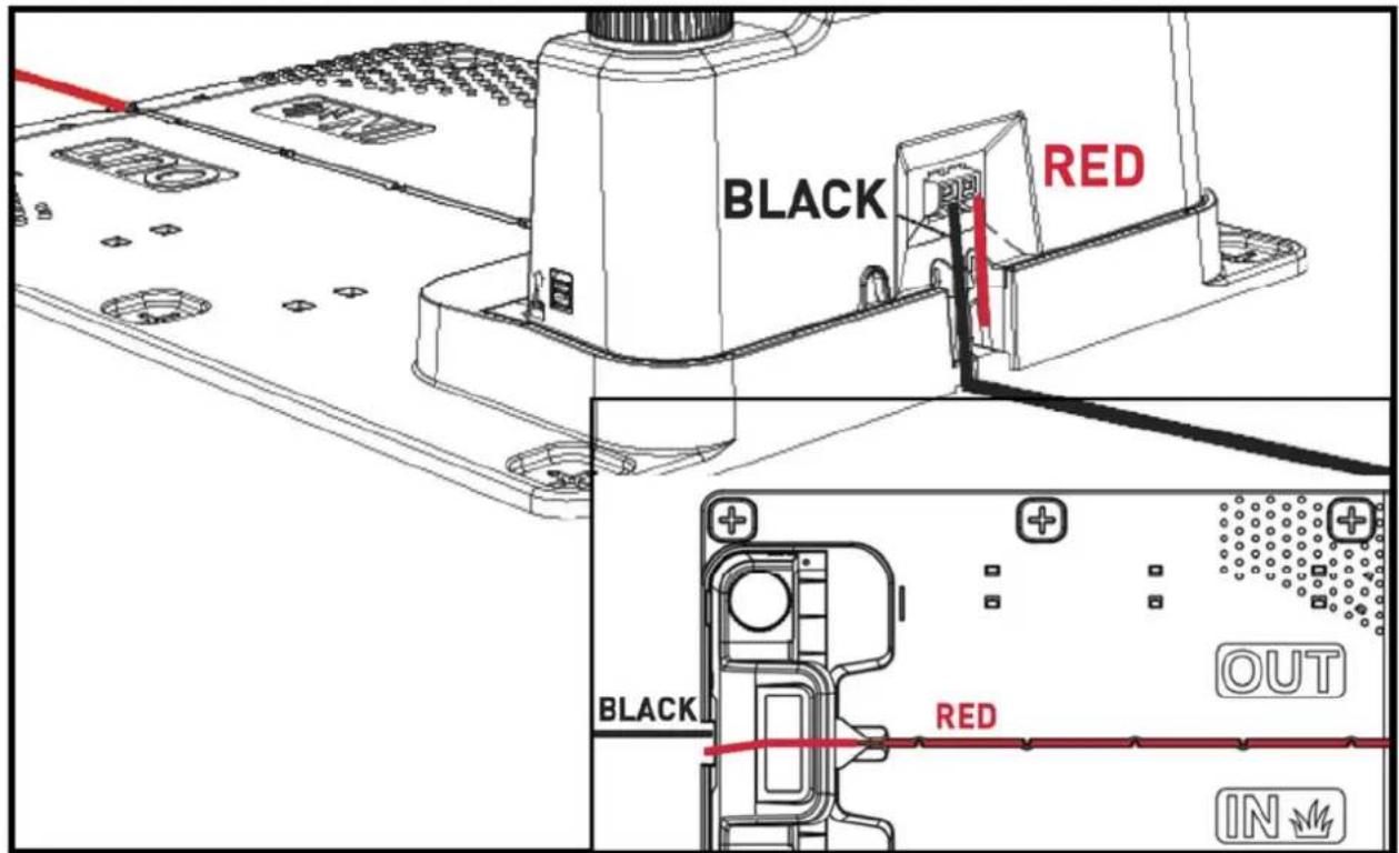 Texas RMX500 - Connect boundary wire to charging station - 2