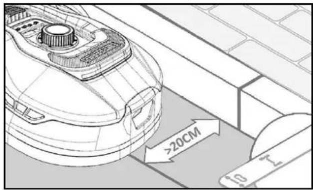 Texas RMX500 - N'oubliez pas que l'herbe ne doit pas dépasser 60 mm de hauteur avant de commencer à travailler, sinon il faut d'abord la tondre avec une tondeuse à gazon ordinaire (avec ramassage). il est recommandé de couper l'herbe à 35-40 mm avant d'inverser le robot. - 1