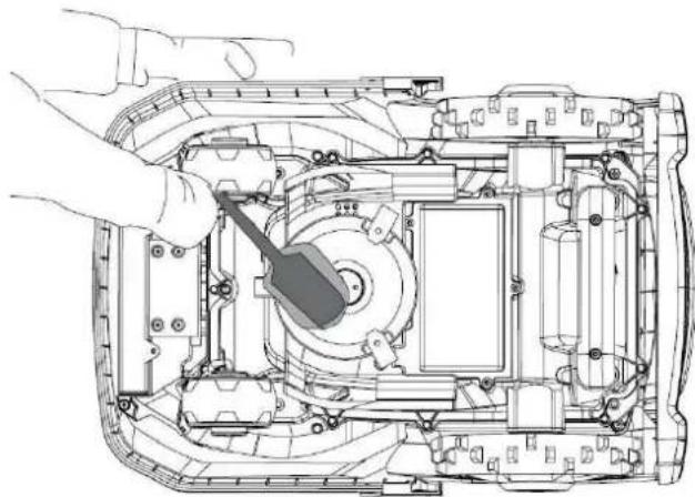 Texas RMX500 - Nettoyage de la face inférieure - 1