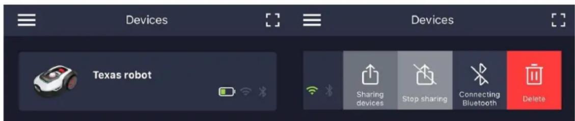 Texas RMX500 - Contrôle du robot dans un second téléphone mobile - 1