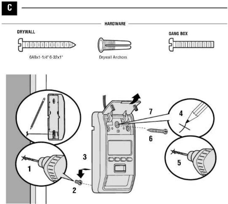 LIFT-MASTER 880LMW - TIMER-TO-CLOSE (TTC) - 2