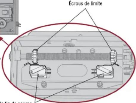 LIFT-MASTER SL595UL - Réglage des limites - 3