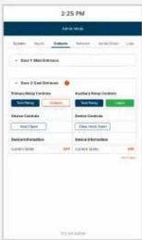 LIFT-MASTER CAPXM - Sélectionner Sorties et Relais (Outputs and Relay) - 1