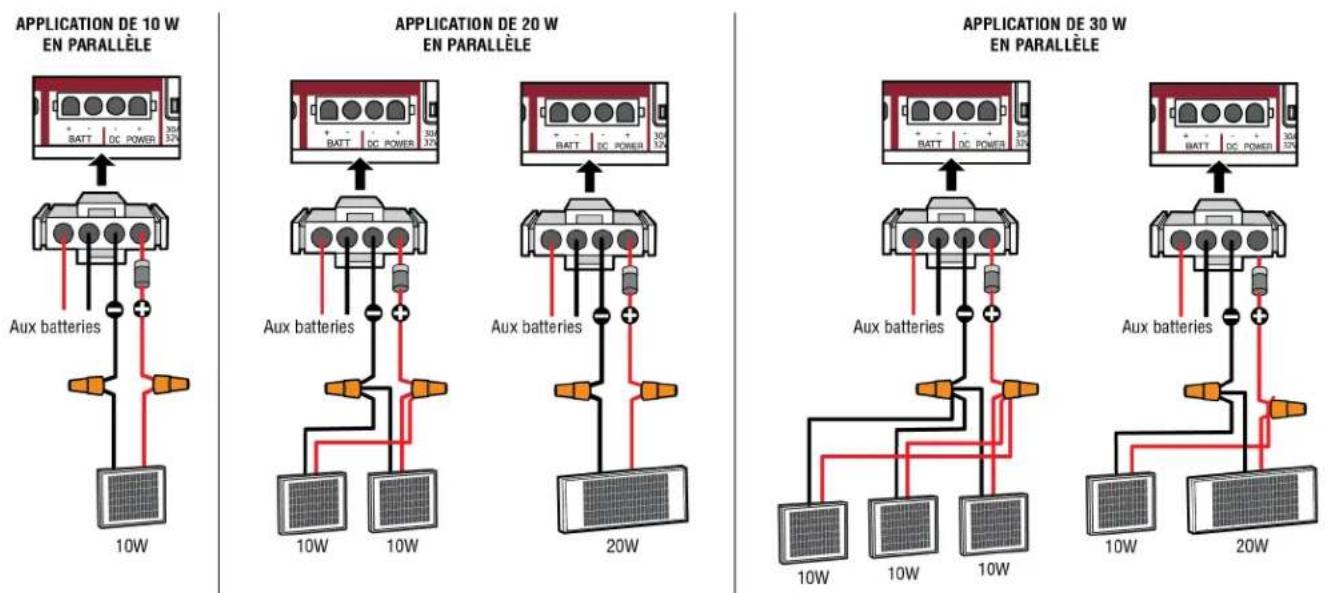 LIFT-MASTER RSW12UL - Câblage des batteries - 2