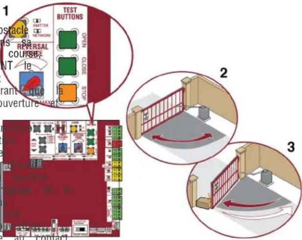 LIFT-MASTER RSW12UL - Test d'obstruction - 1