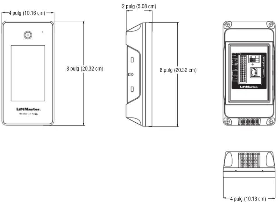LIFT-MASTER CAPXS - Dimensiones - 1