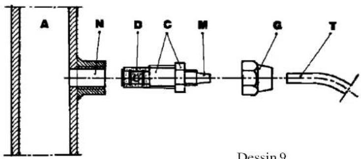 ASTRALPOOL 57163 - - SCHEMA DE MONTAGE DE L'INJECTION (dessin 9) - 1