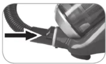 Cleanmaxx 09069 - Inserting/removing the suction hose - 1