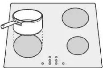 NINJA Foodi Zerostick C30426EU - Placera kokkärlet på en kokplatta av lämplig storlek - 1