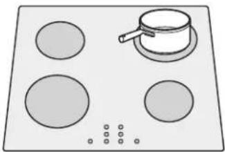 NINJA Foodi Zerostick C30422EU - Plaats de pan op een kookring van de juiste maat - 2