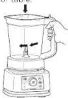 NINJA Foodi Power Nutri 3in1 CB350EU - USING THE JUG & STACKED BLADE ASSEMBLY - 8