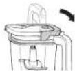 NINJA Foodi Power Nutri 3in1 CB350EU - USAR O CONJUNTO DO JARRO E LÂMINA PARA MASSAS - 4