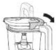 NINJA Foodi Power Nutri 3in1 CB350EU - UTILISATION DE LA CARAFE ET DU JEU DE LAMES SUPERPOSÉES - 3