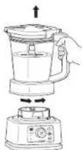 NINJA Foodi Power Nutri 3in1 CB350EU - USING THE JUG & STACKED BLADE ASSEMBLY - 5
