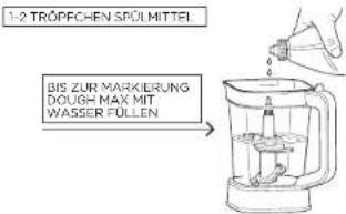 NINJA Foodi Power Nutri 3in1 CB350EU - ENTFERNEN FESTHAFTENDER ZUTATEN - 1