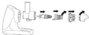 NINJA Foodi JC100EU - MONTERING JUICEPRESSNING - 8