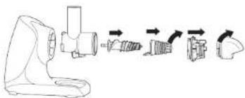 NINJA Foodi JC100EU - ASSEMBLAGGIO ESTRAZIONE SMONTAGGIO - 8