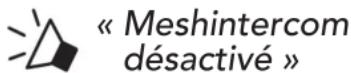 Sena SRLEXT - Mesh Intercom désactivé - 3