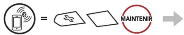 Clignotement « Couplagetéléphone »