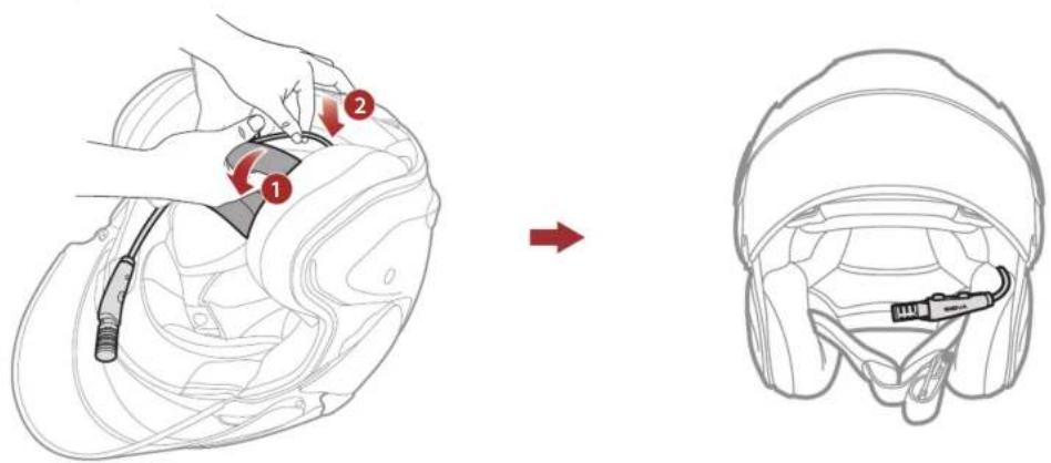 Sena ACSRAM - Installation du casque audio - 5