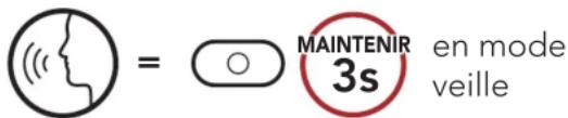 MAINTENIR en mode 3s veille