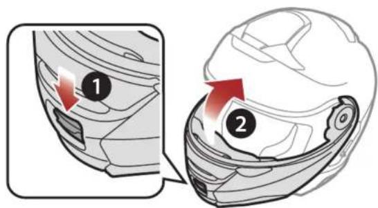 Sena SRLMESH - Préparation du casque pour l'installation - 1