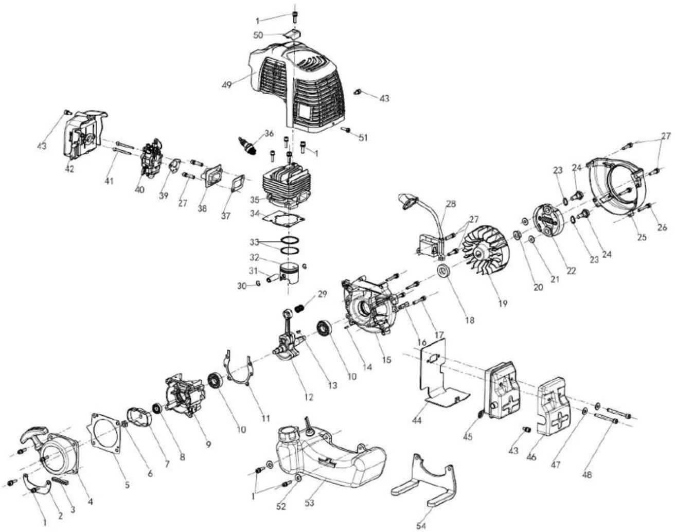 Zipper ZIMOS145JAK - Motor / engine / motor / Moteur - 1