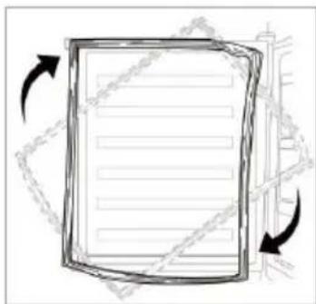Exquisit GS232NF040EW - Inversion des charnières de la porte - 1