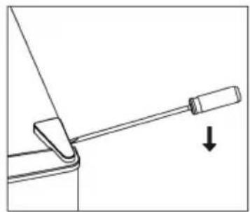 Exquisit GS232NF040EW - Inversion des charnières de la porte - 1
