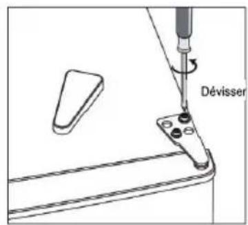 Exquisit GS232NF040EW - Inversion des charnières de la porte - 2