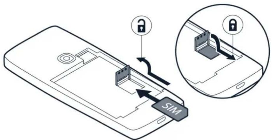 NOKIA 8210 4G - Insérer la carte SIM - 1