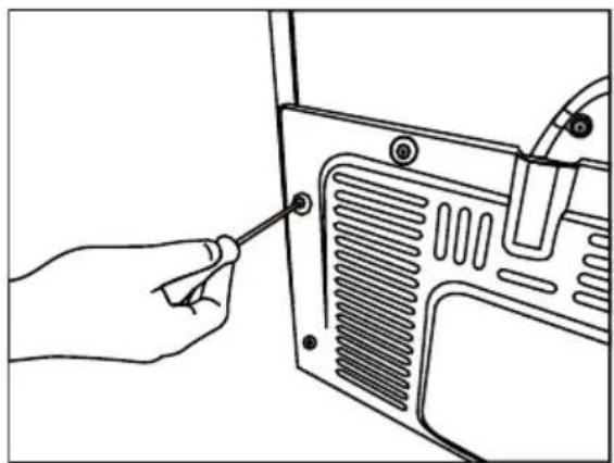 GRUNDIG GDN18860FHXN - Fixation des cales en plastique - 1