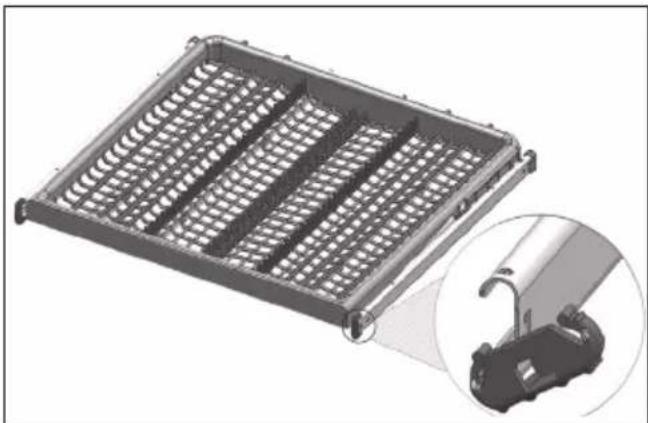 GRUNDIG GNFP4621XB - Panier à couverts supérieur - 1