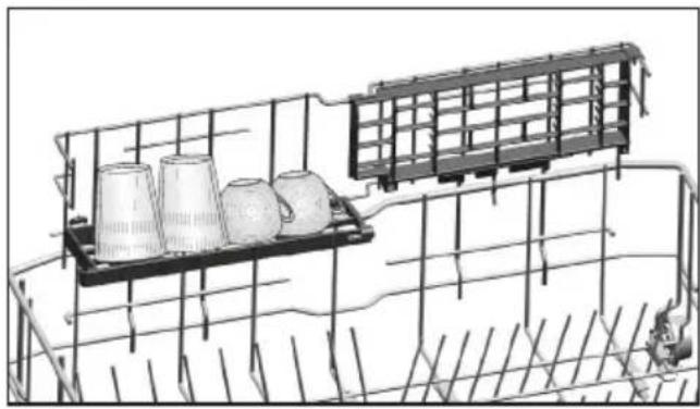 GRUNDIG GNFP4621XB - Support multifonction/à hauteur ajustable du panier inférieur - 1