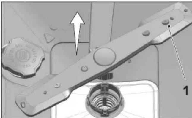 GRUNDIG GNFP4621XB - Bras de lavage inférieur - 1